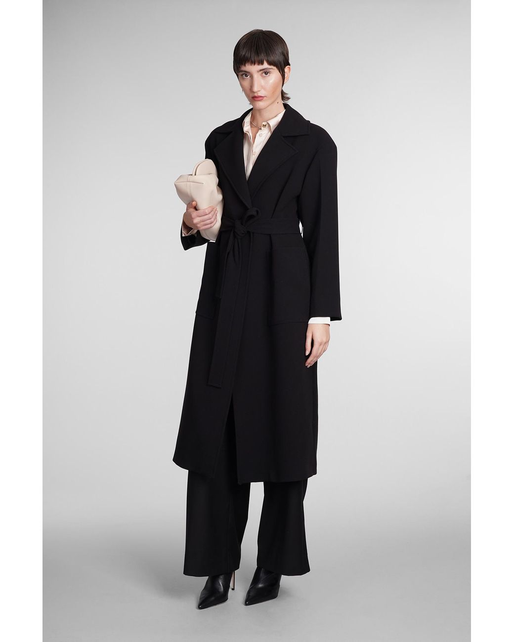 Cappotto Dei giardini in Poliestere Nera di MVP WARDROBE in Nero