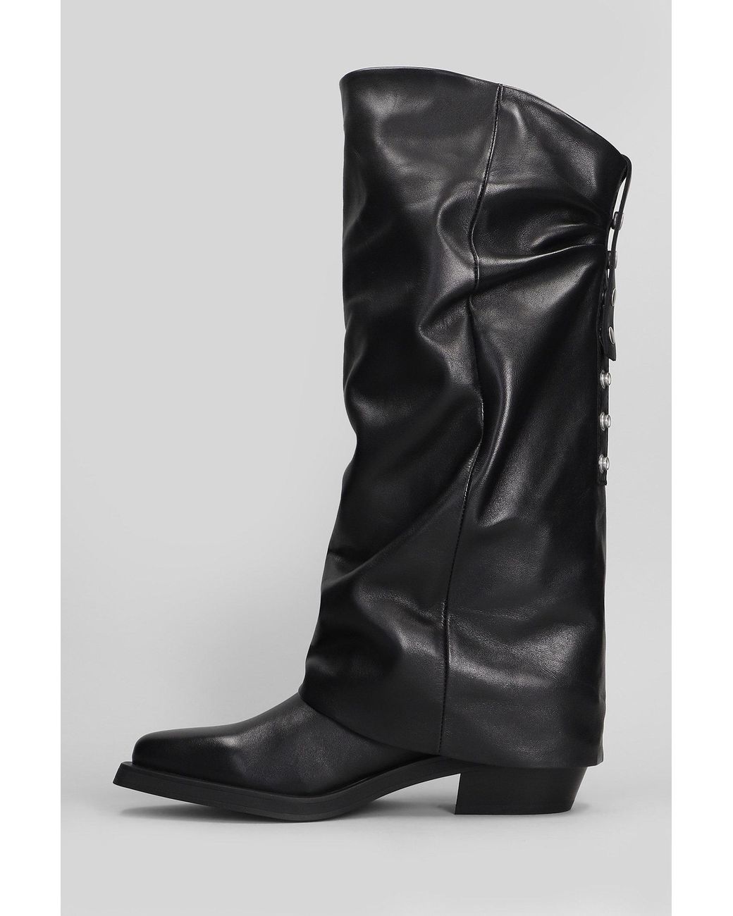 Ash Black Liam Low Heels Boots