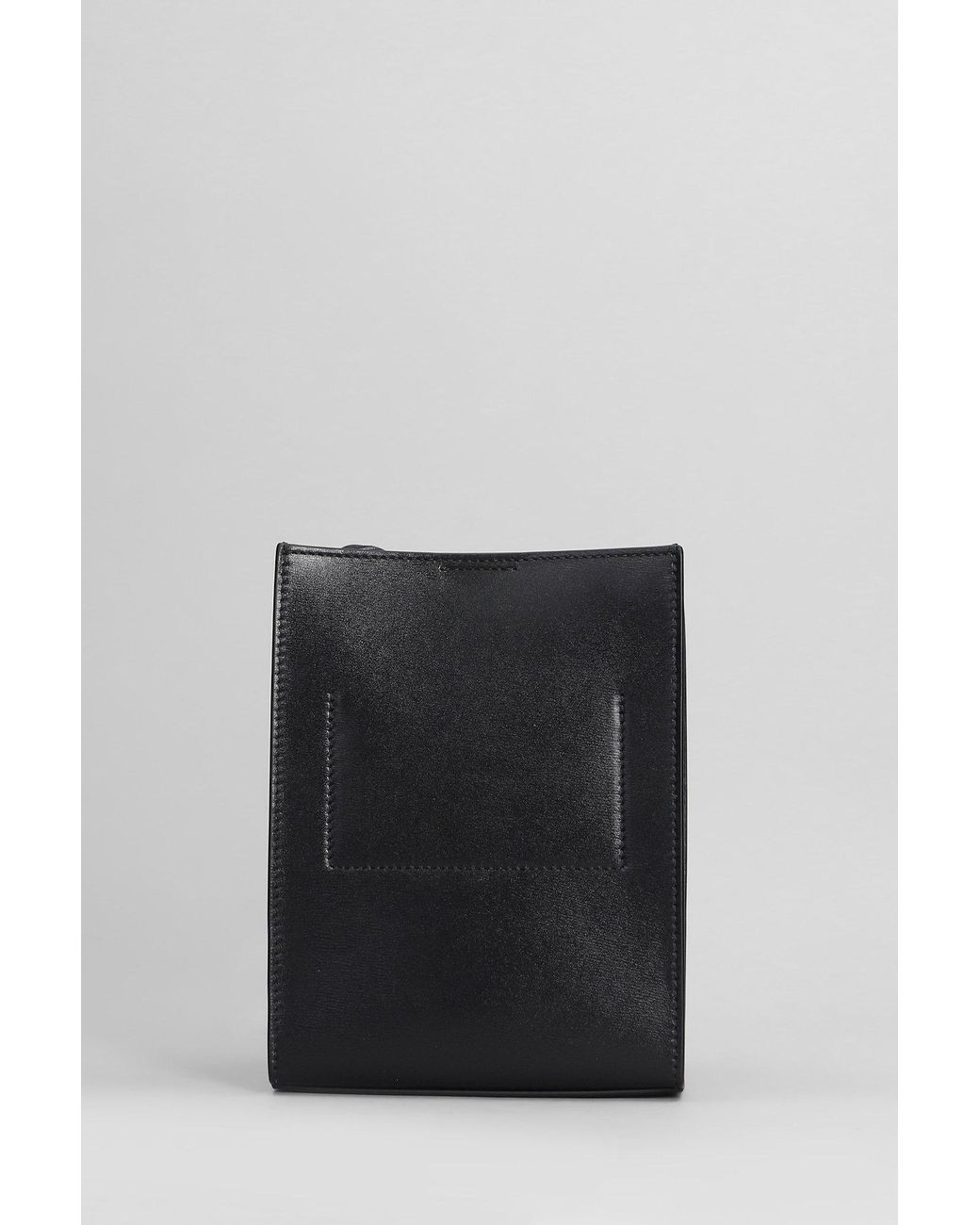Jil Sander Black Tangle Shoulder Bag