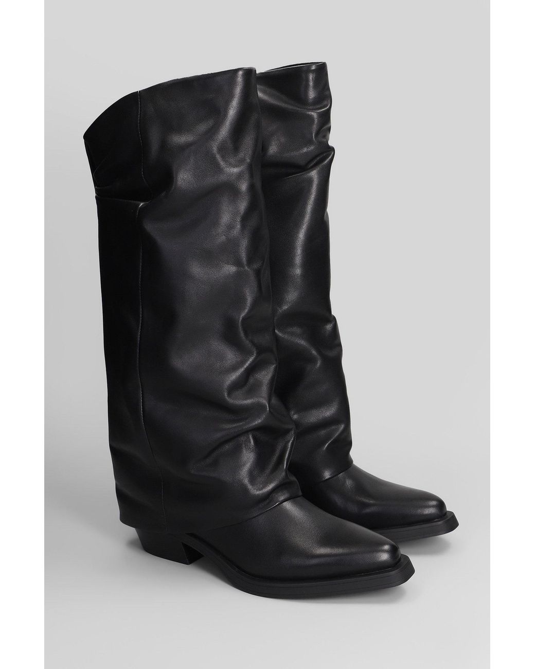 Ash Black Liam Low Heels Boots