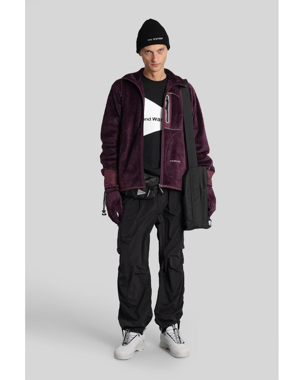 And Wander Purple Casual Jacket for men