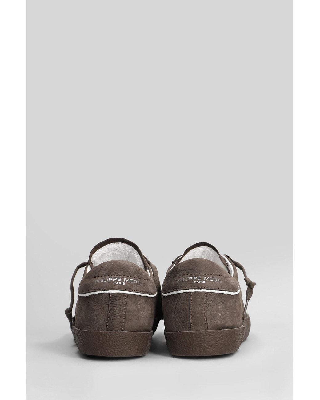 Philippe Model Brown Prsx Low Sneakers for men