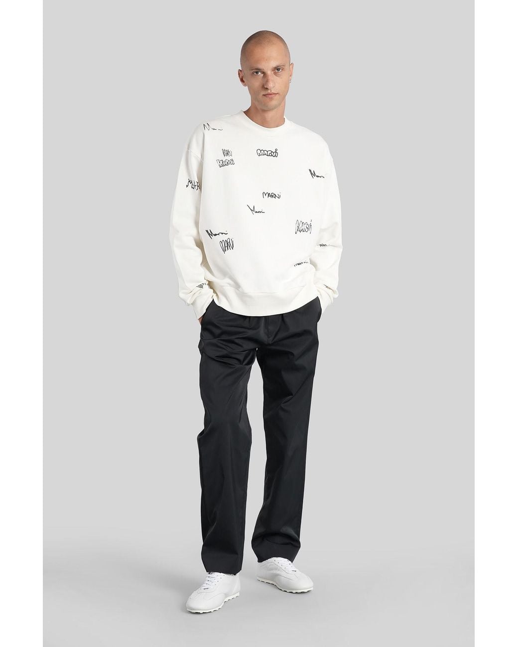 Marni White Sweatshirt for men