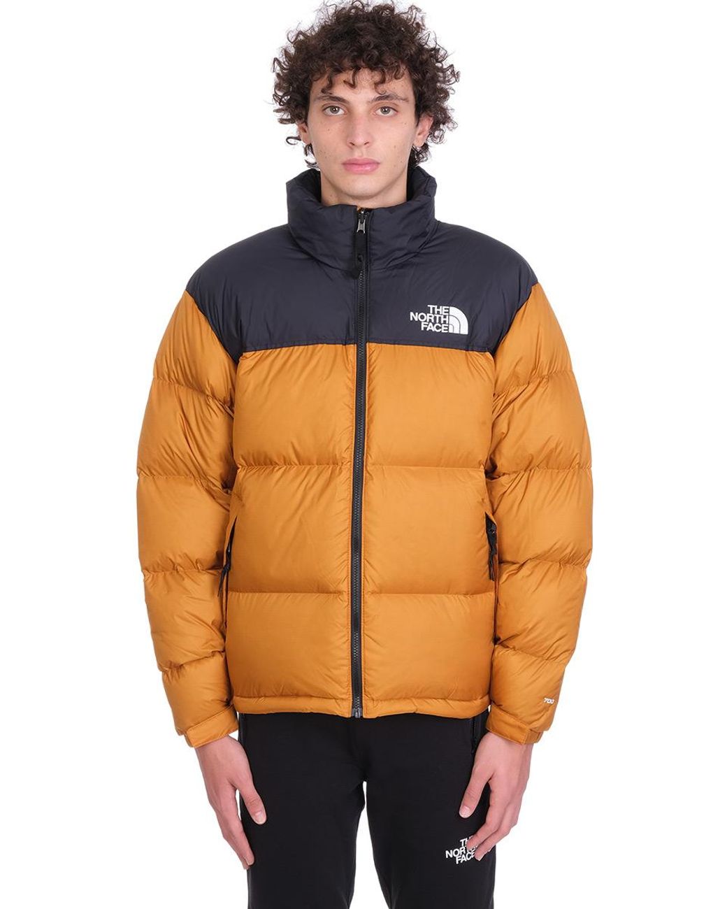The North Face Yellow And Black 1996 Retro Nuptse Jacket for Men - Lyst