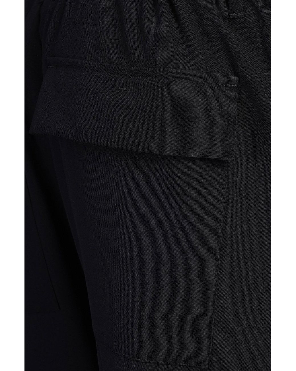 Attachment Pants In Black Wool for men