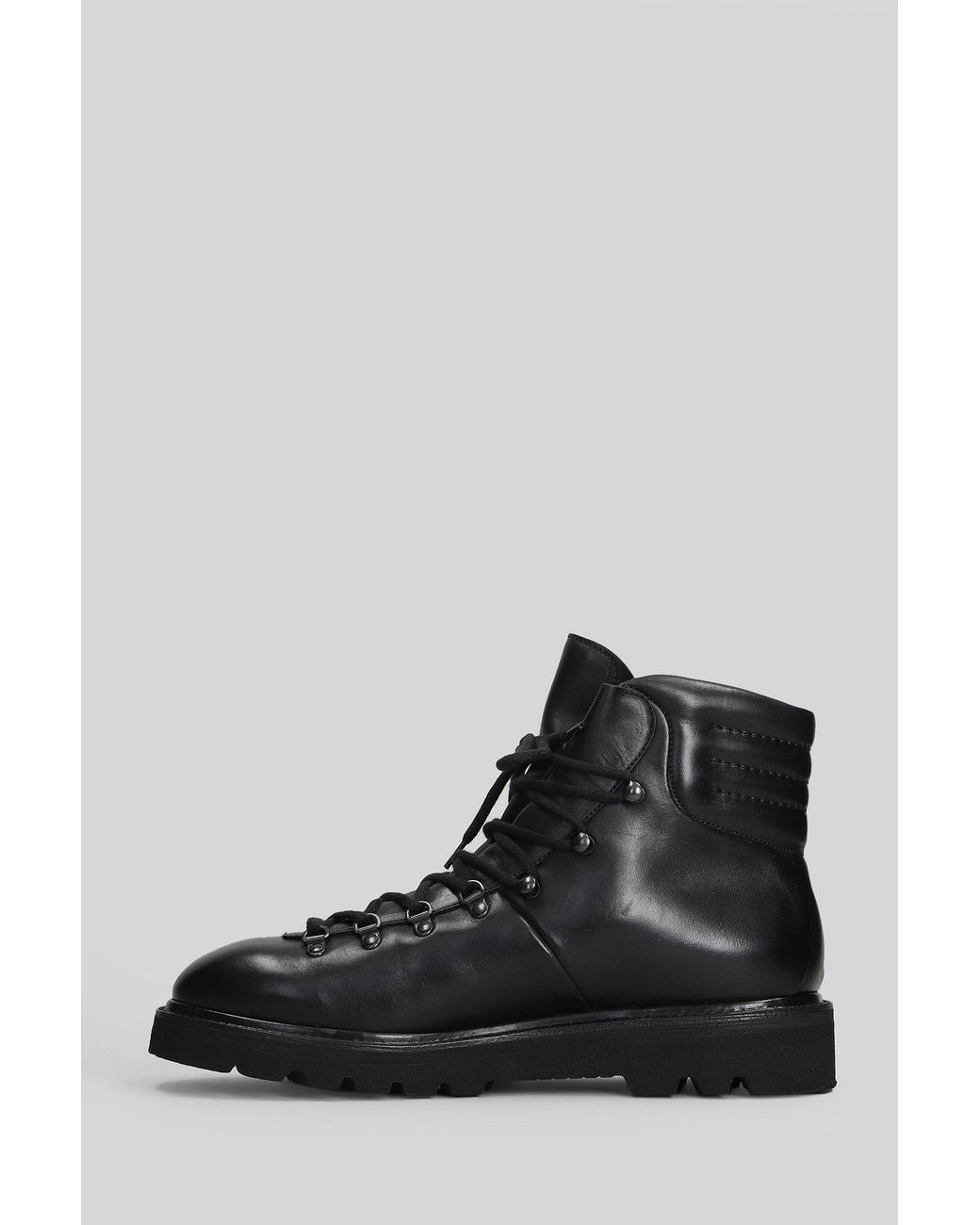 Premiata Black Elba Ankle Boots for men