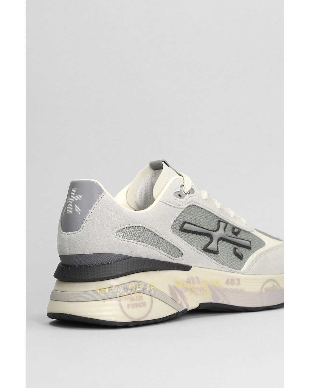 Premiata White Moerun Sneakers for men