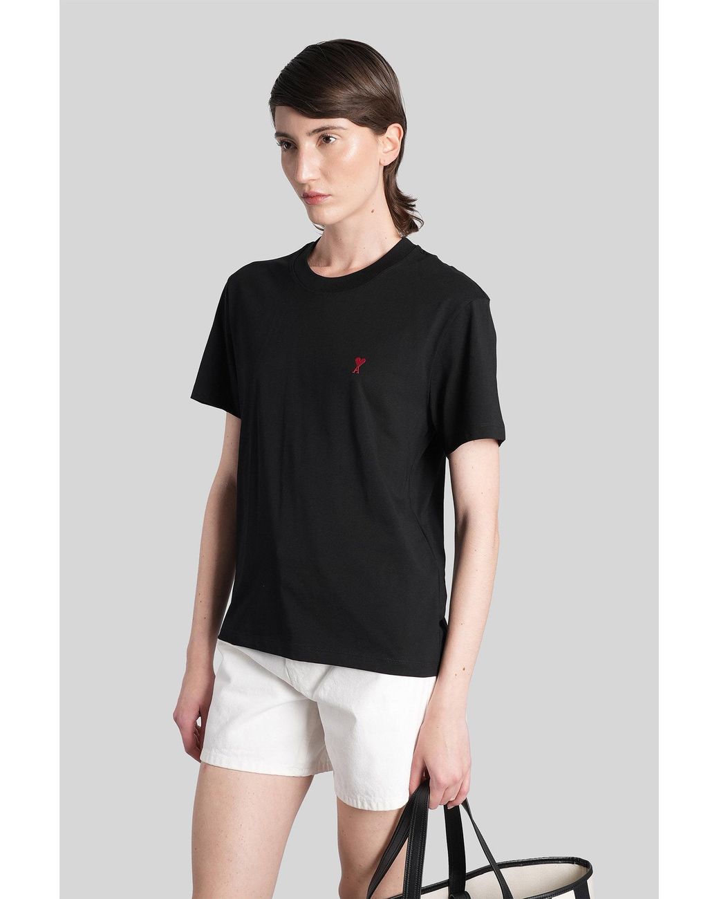 AMI Black T-Shirt