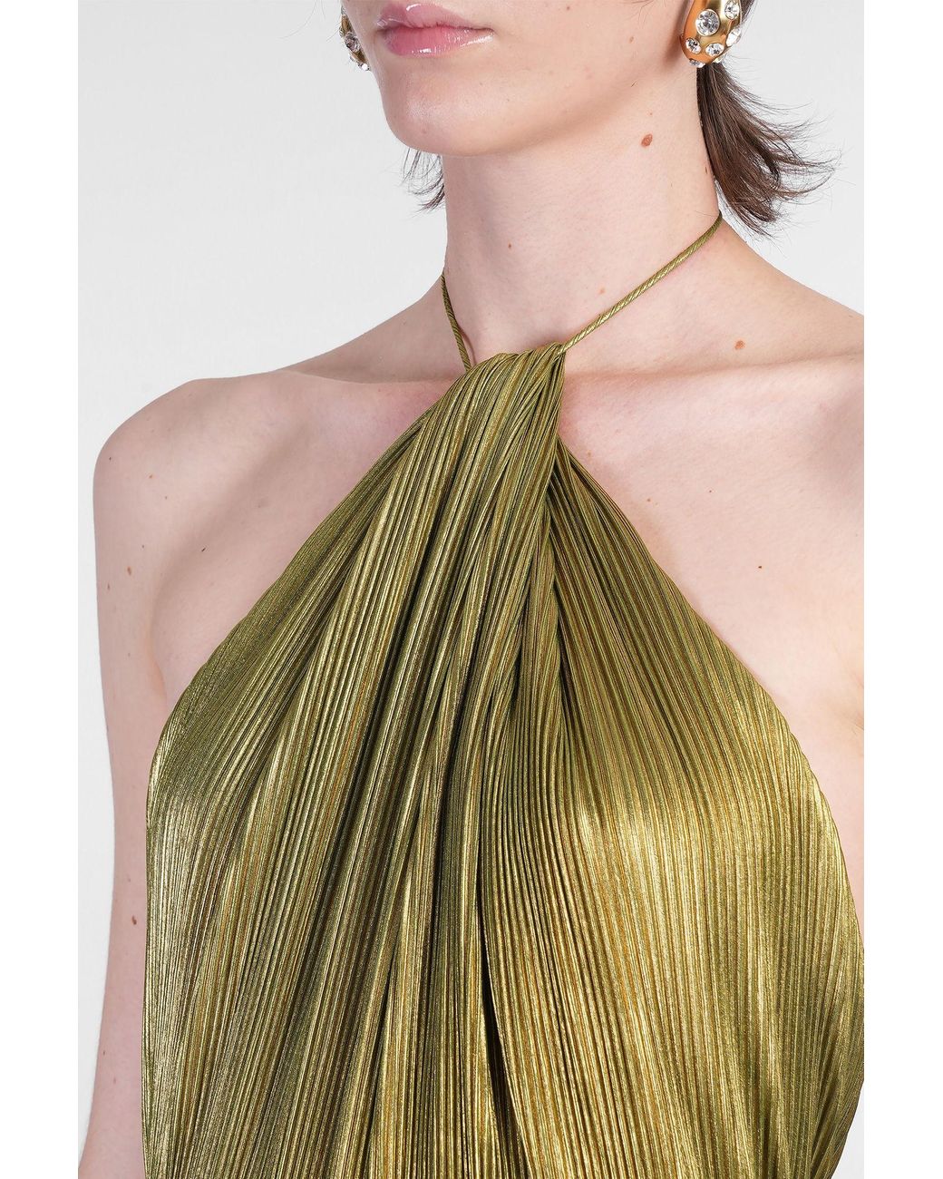 retrofte Thalia Dress in Green | Lyst