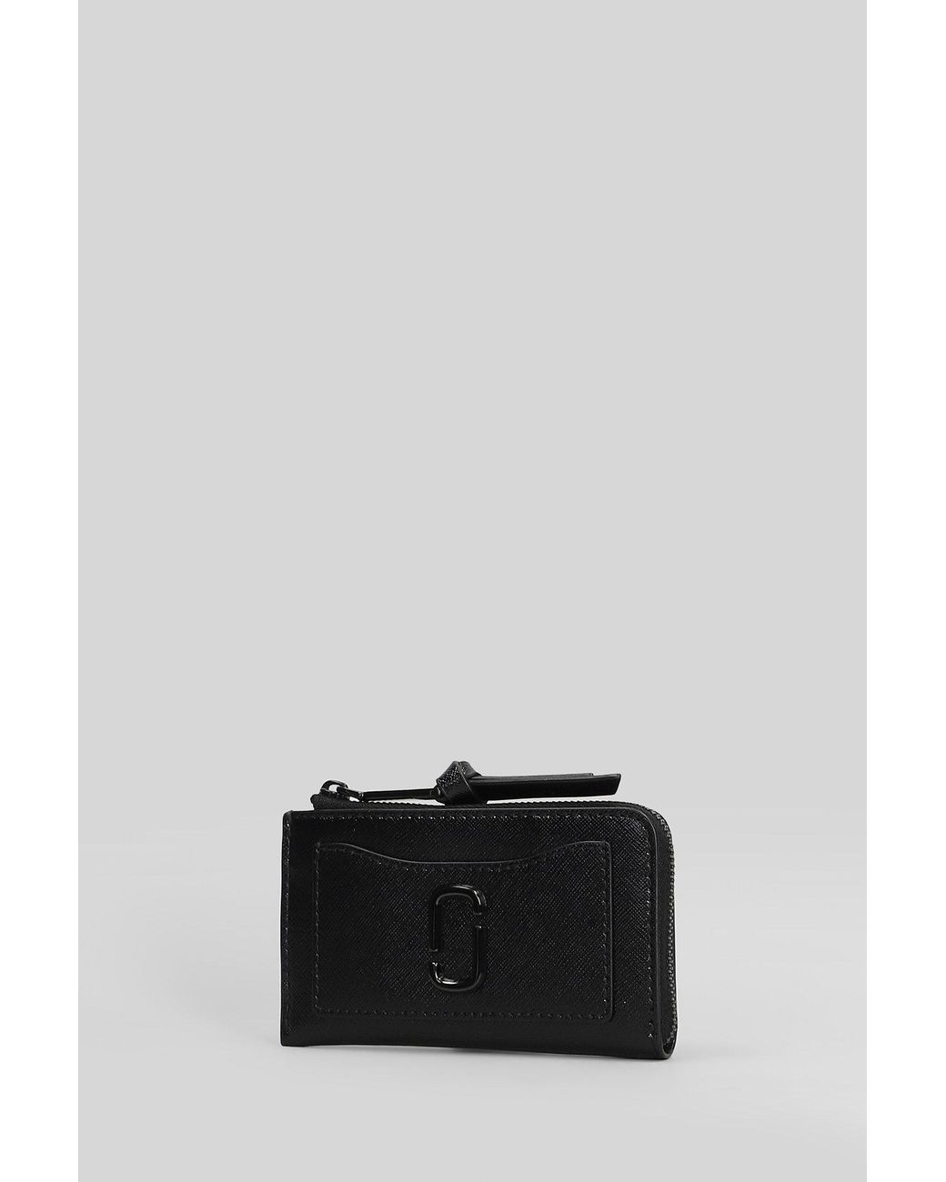 Marc Jacobs Black The Top Zip Multi Wallet