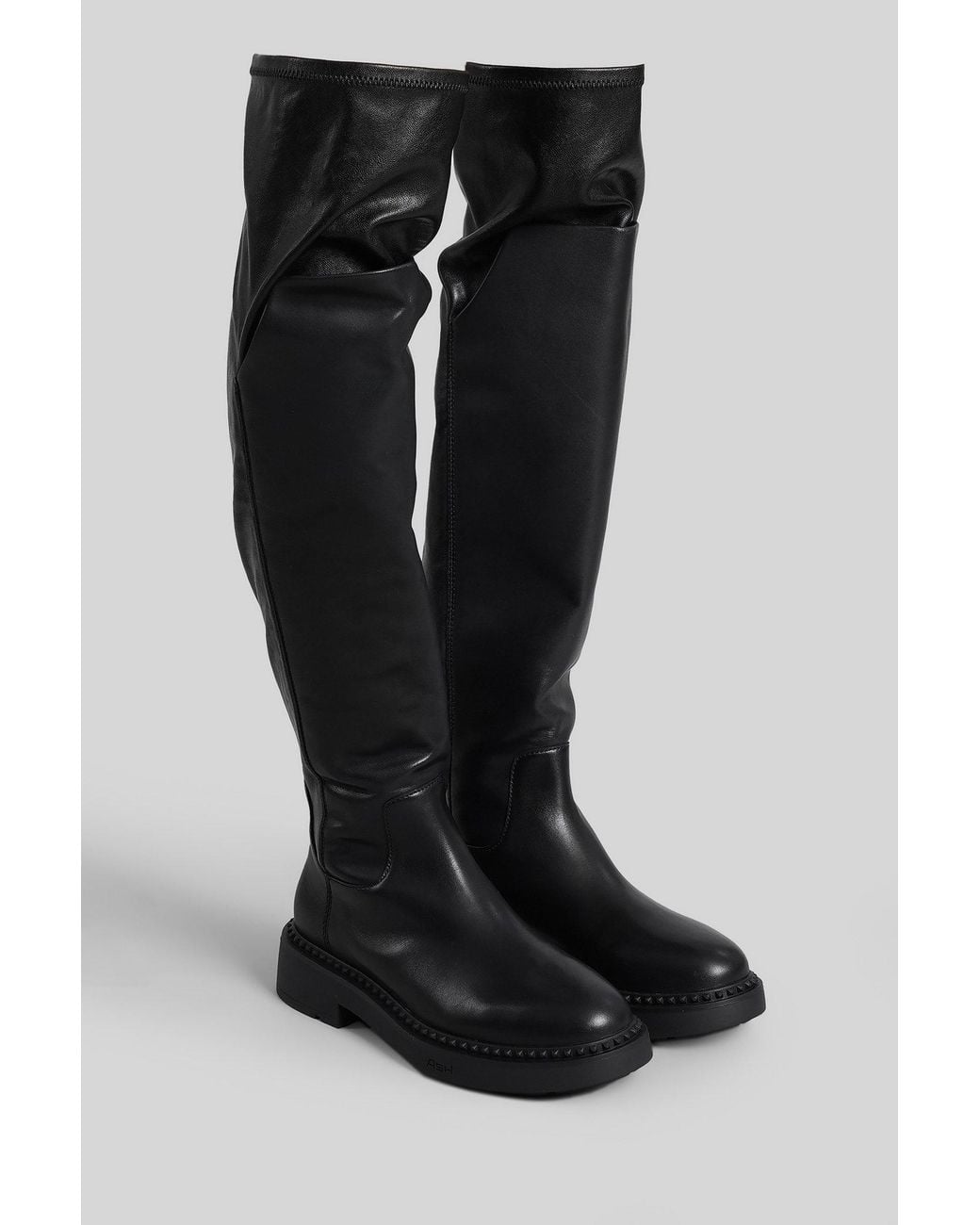 Ash Black Maxim High Heels Boots