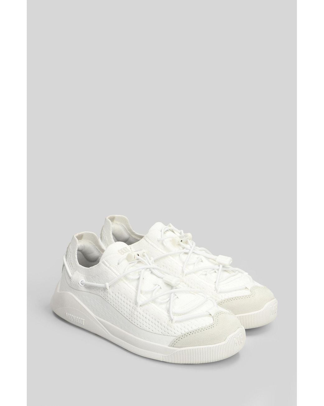 Moon Boot Multicolor Mb Moonlight Sneakers In White Polyester
