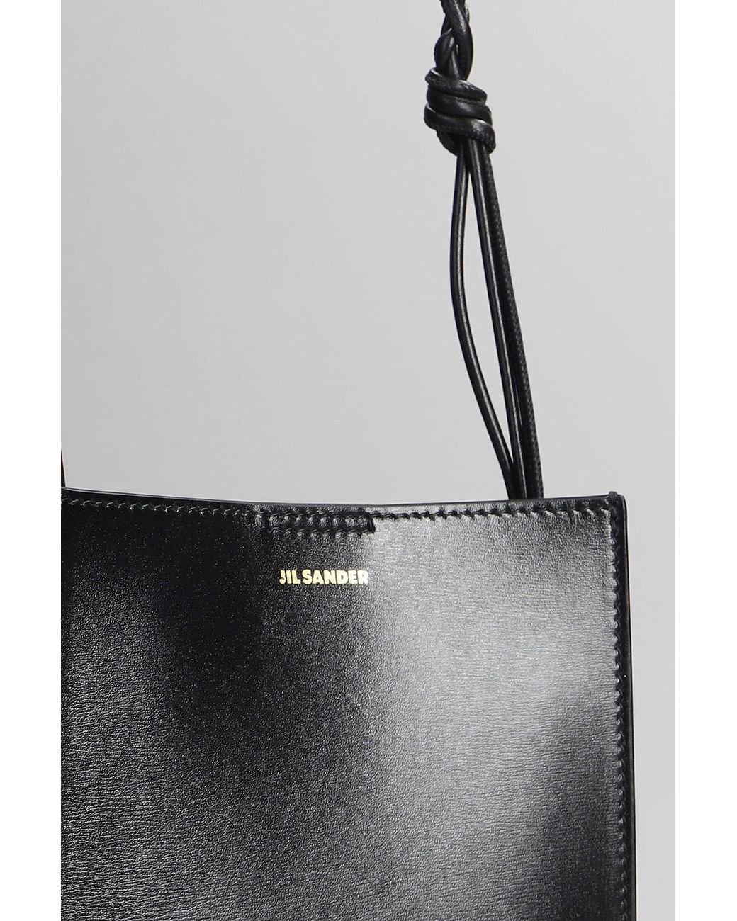 Jil Sander Black Tangle Shoulder Bag