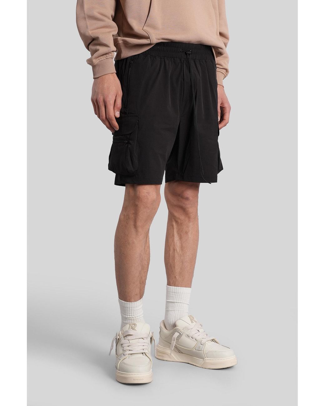 Represent Black Shorts for men