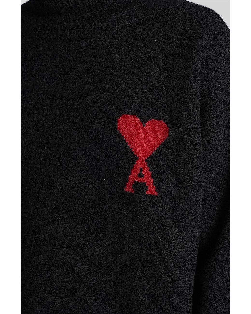 AMI Black Knitwear for men