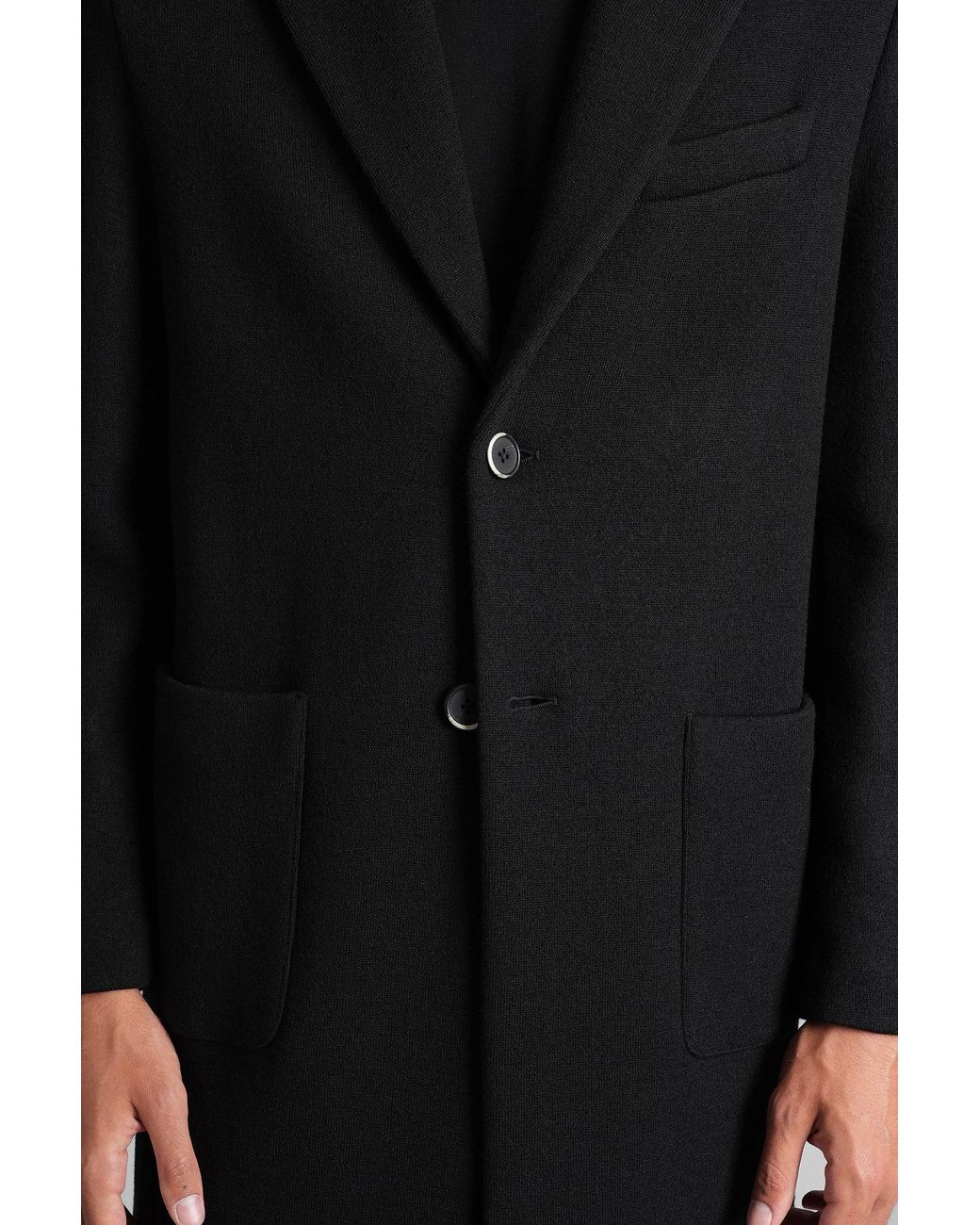 Barena Baron In Black Wool for men