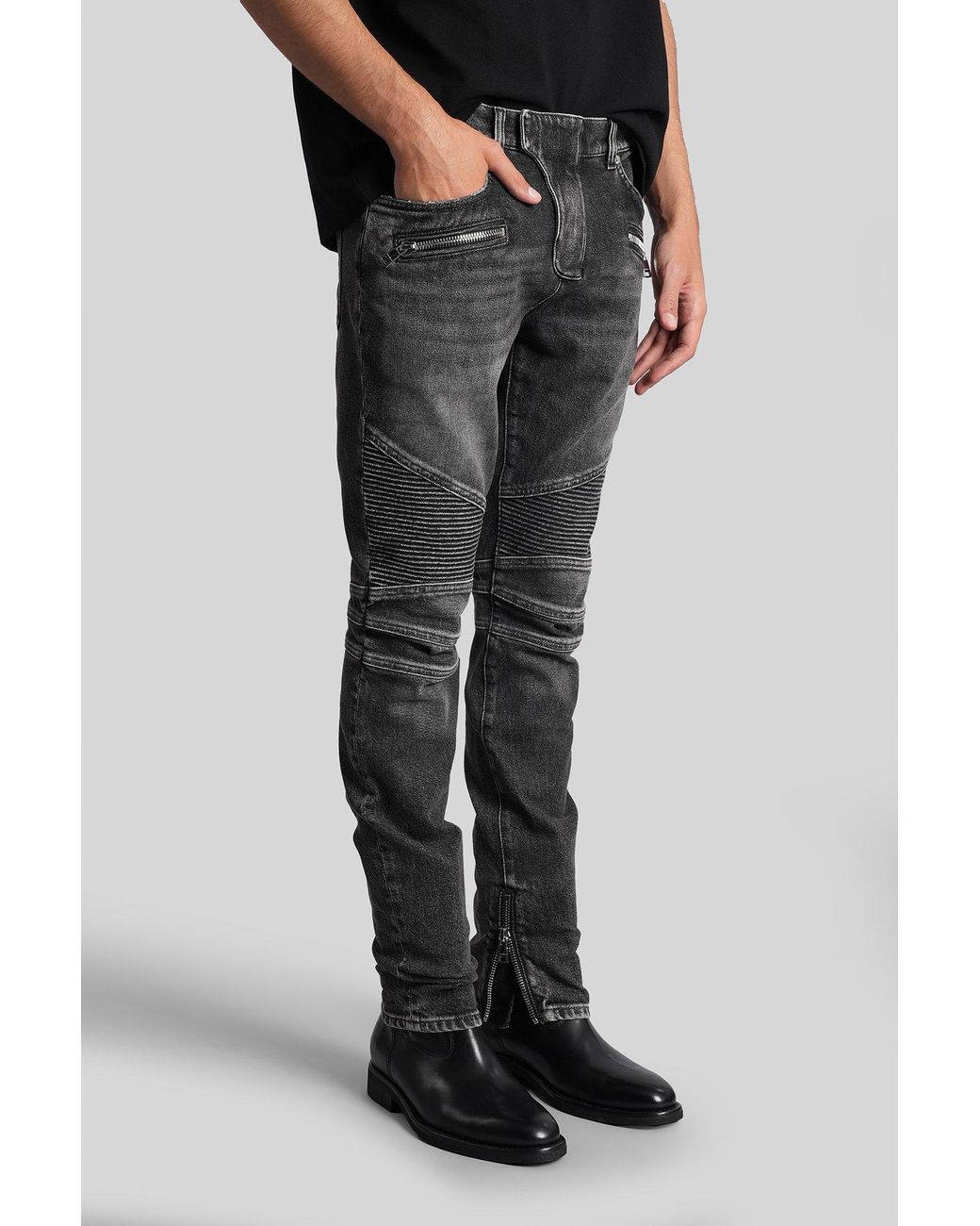 Balmain Black Jeans for men