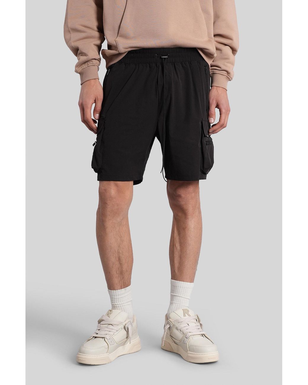 Represent Black Shorts for men