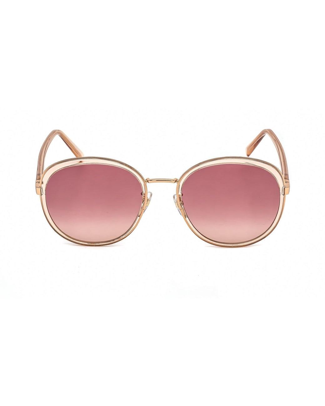 Givenchy Tinted Oversized Sunglasses in Metallic Womens Sunglasses Givenchy Sunglasses Natural 