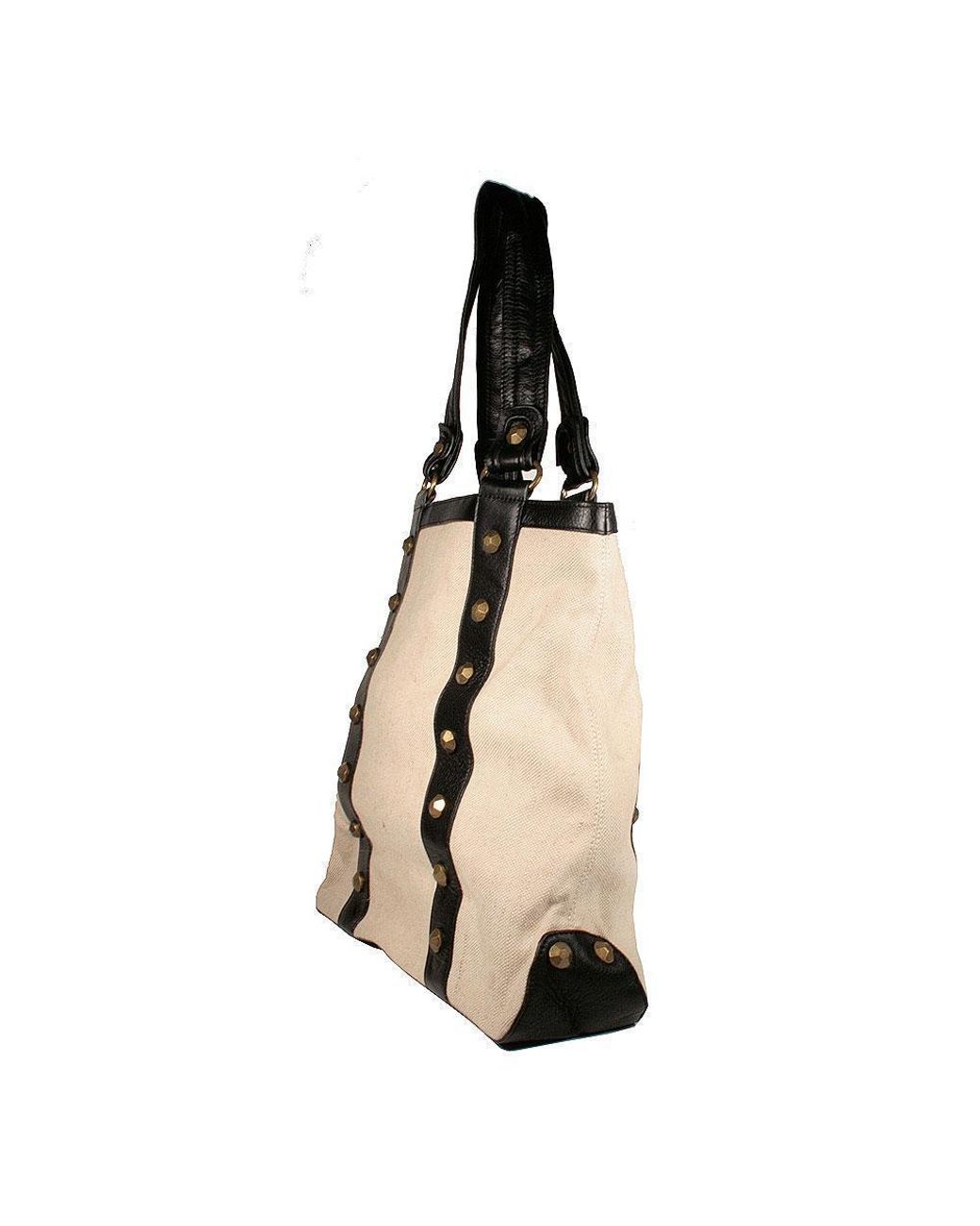 Dellamoda Handbag Colby Tote Canvas Designer Bag (dm61) in Beige (Natural)  | Lyst