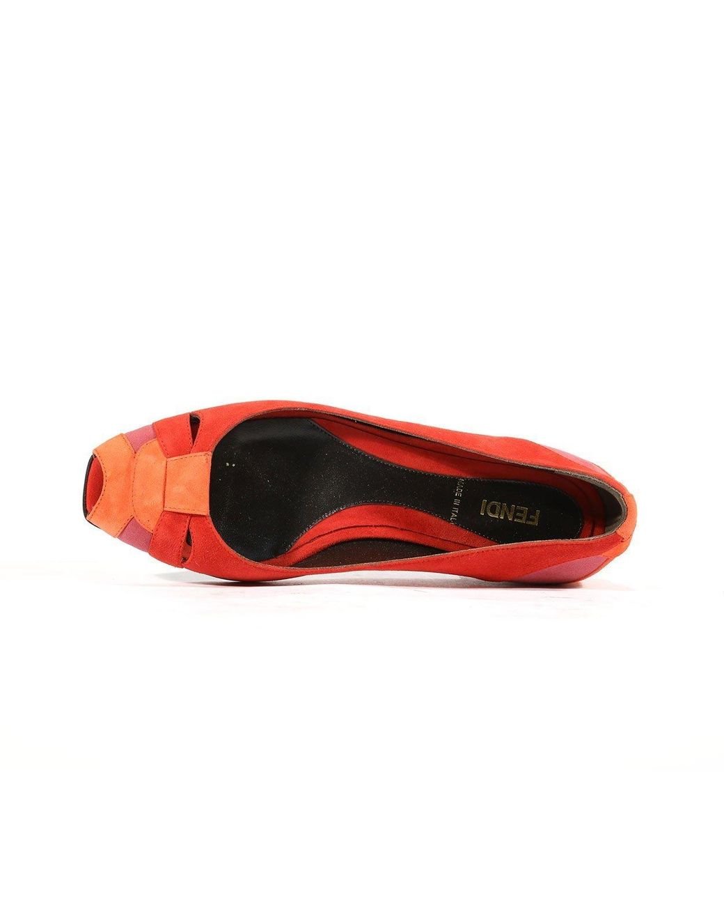 Fendi red deals shoes