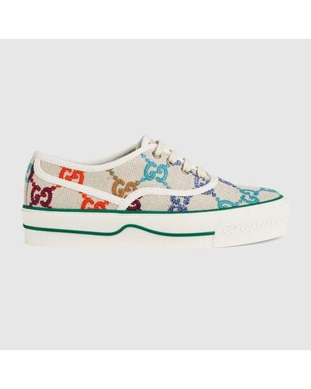 Gucci 659950 Eft60 8469 GG Shoes -color Psychedelic GG Canvas 