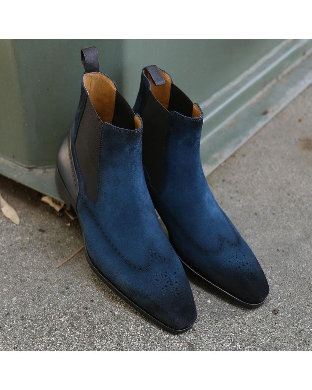 Magnanni 23501 Shoes Turquoise Suede 