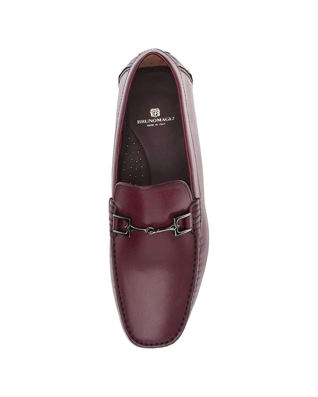 Bruno Magli Luxury Italian Handcrafted Monza Designer Shoes Calf-skin  Leather Moccasins (bms1001) (special Price) in Red for Men | Lyst