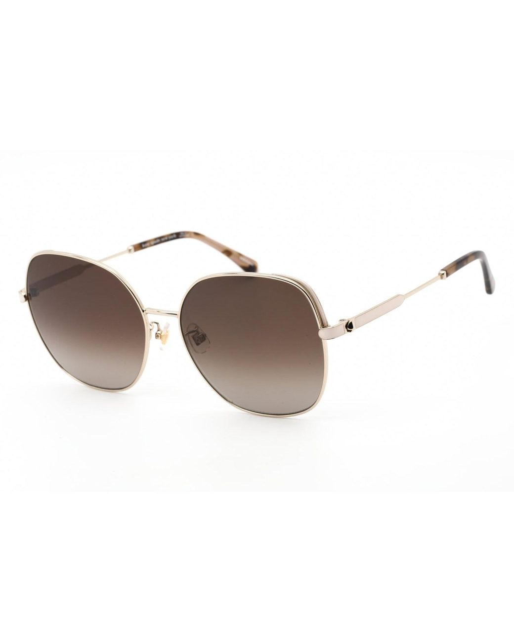 Kate Spade Yara/f/s Sunglasses Gold Pink / Brown Gradient | Lyst
