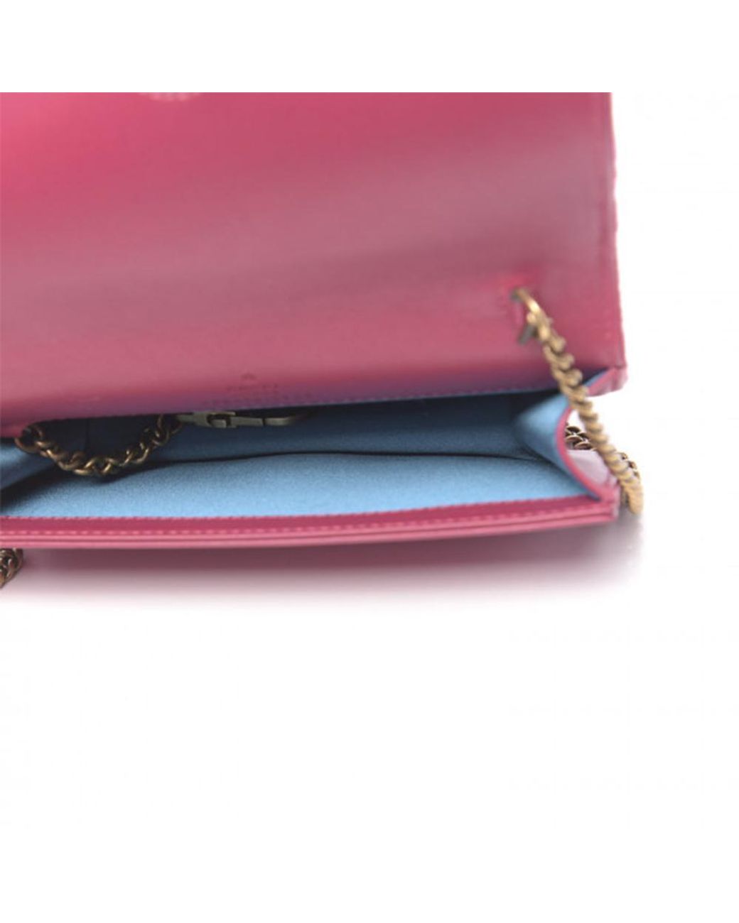 Gucci 488426 2149 Raspberry Velvet Mini Clutch Bag (GG2065) in Pink | Lyst