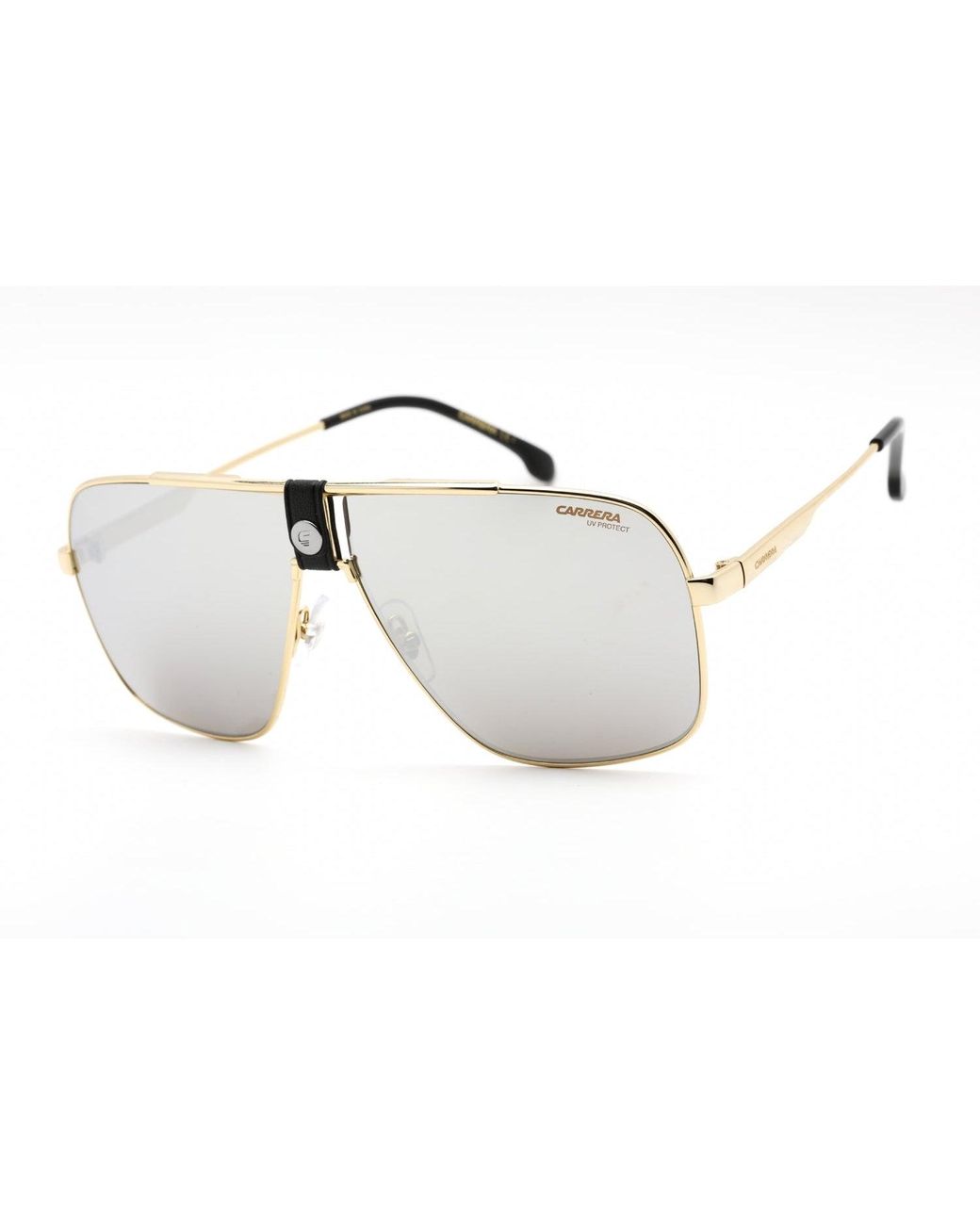 Carrera 1018/s Sunglasses Gold Black/brown Mirror (s) in White for Men |  Lyst