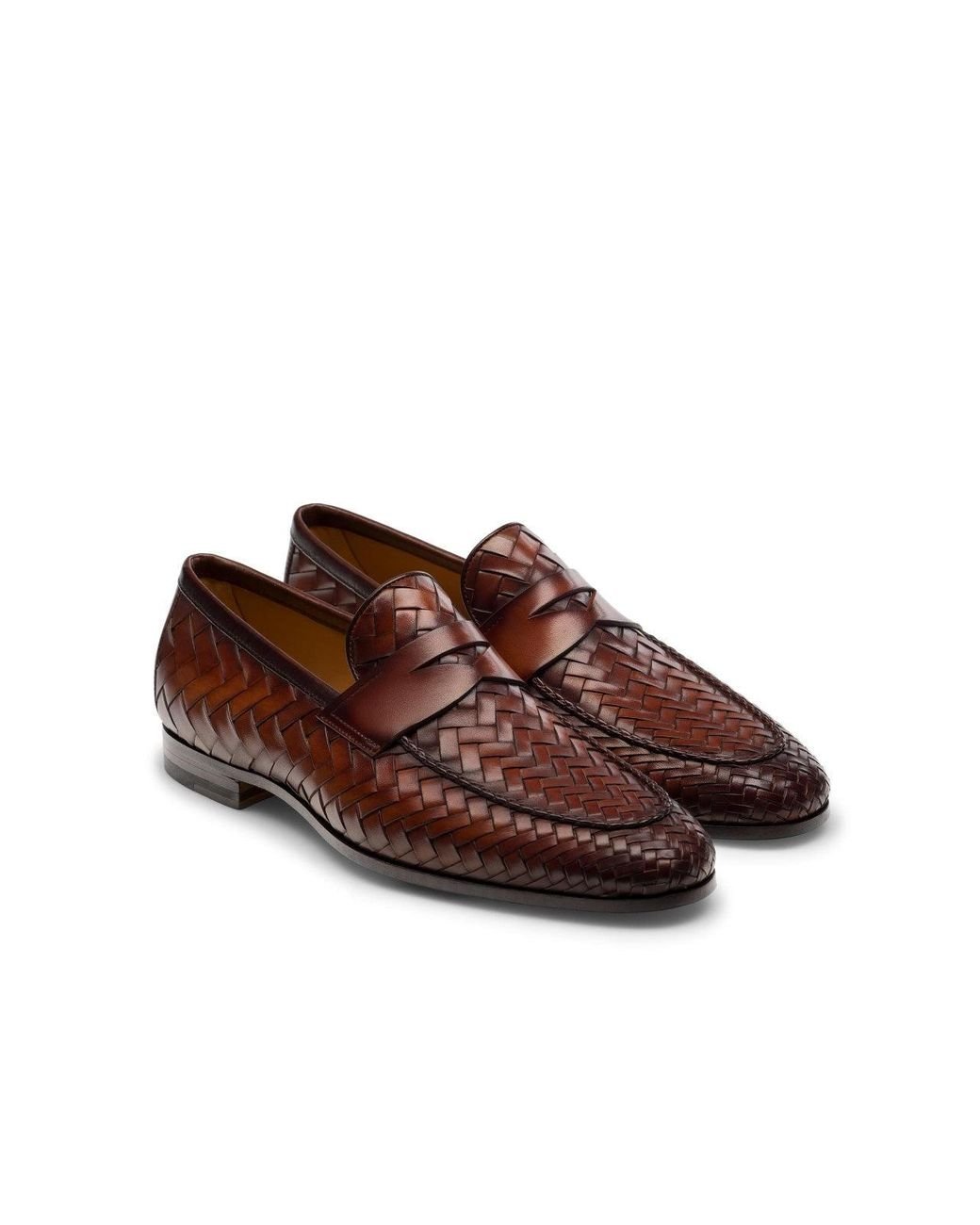 Magnanni 24461 Herman Shoes Boltiarcade Cognac Woven