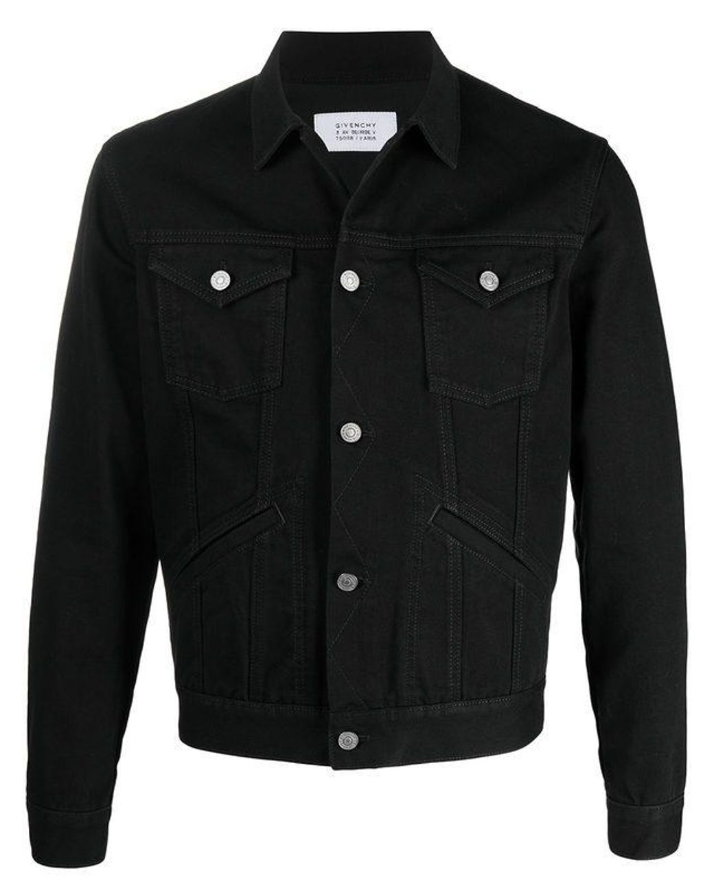 Givenchy Denim Jacket in Black for Men - Lyst