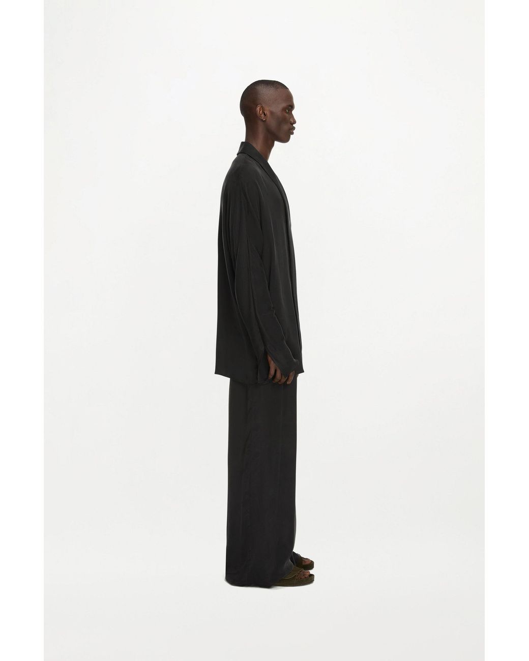Delos Black Icarus Trousers for men