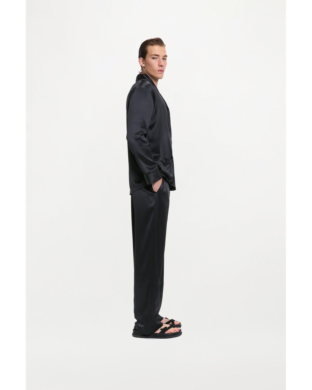 delos.land Black Gilbert Jacket for men