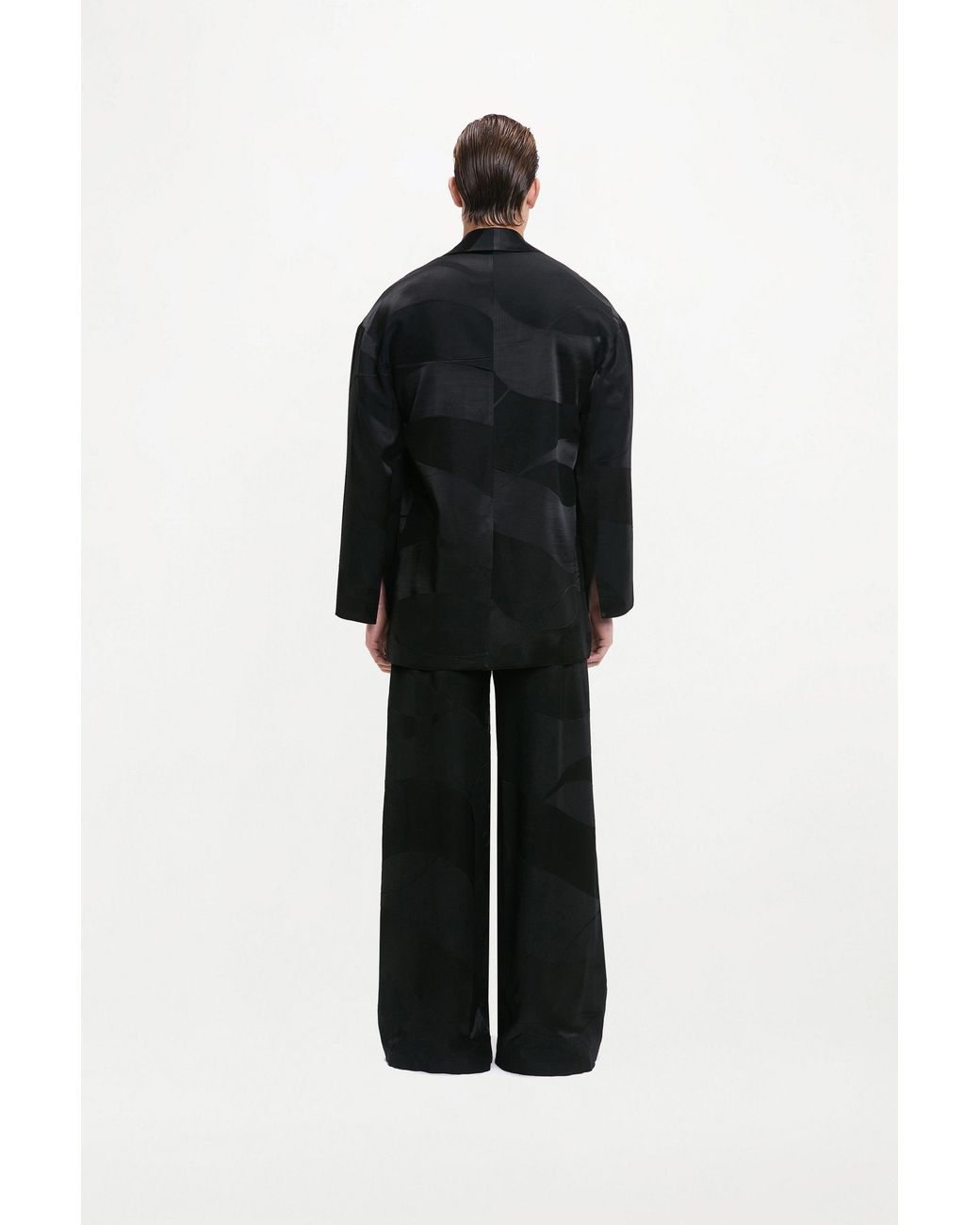 delos.land Black Clement Trousers Monogram for men
