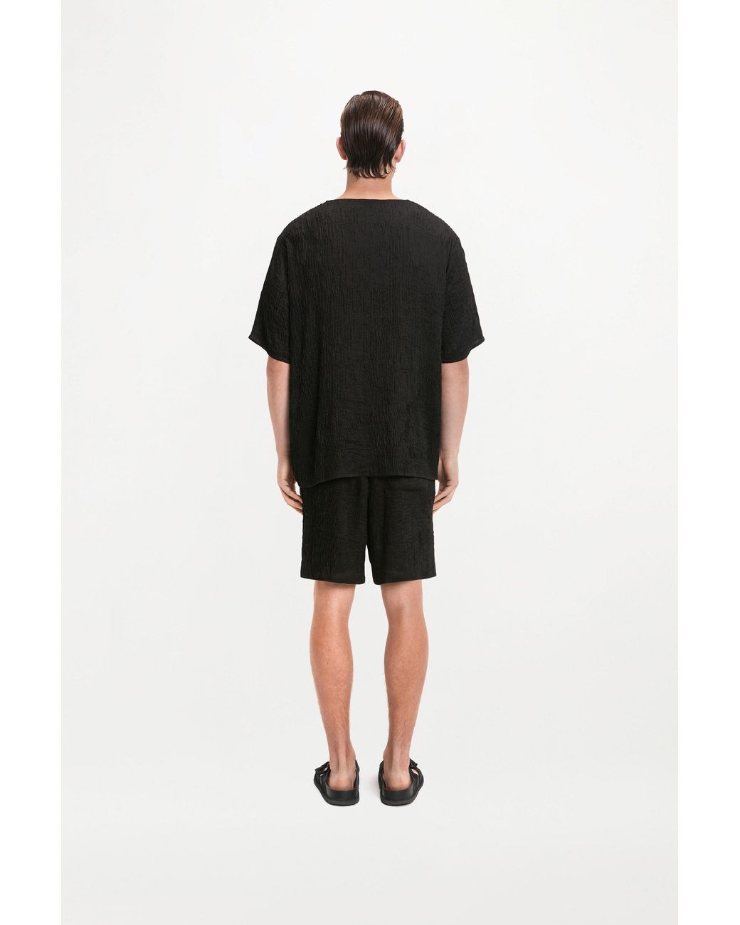 delos.land Black Aurelius Tshirt for men
