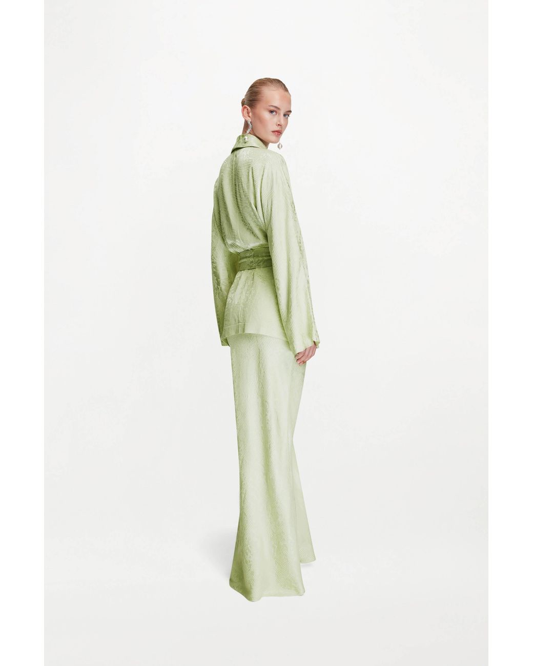 Delos Green Asa Robe