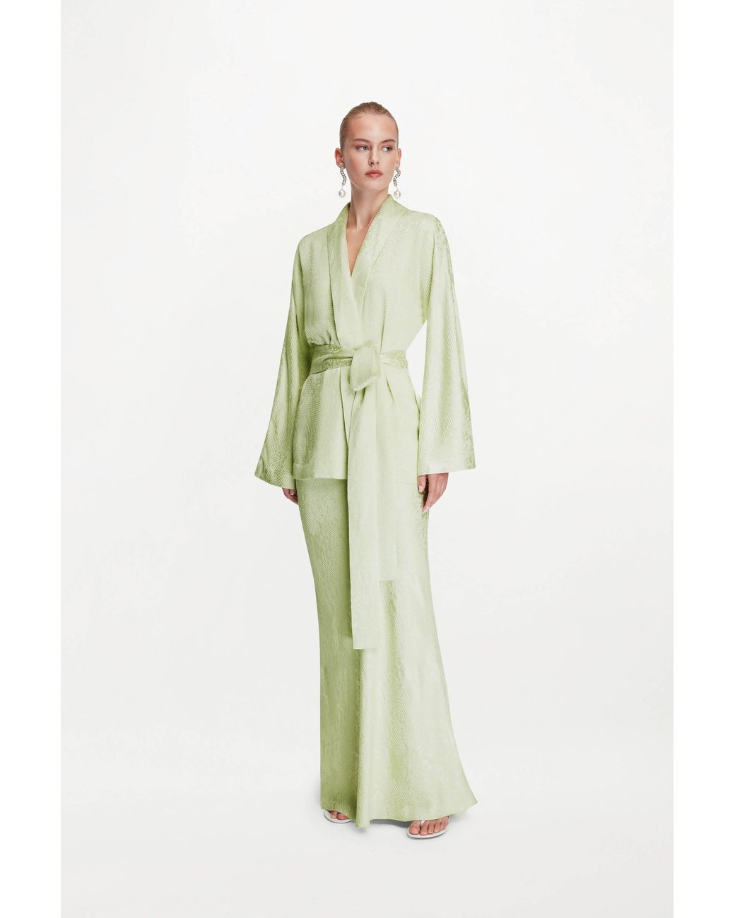 Delos Green Asa Robe
