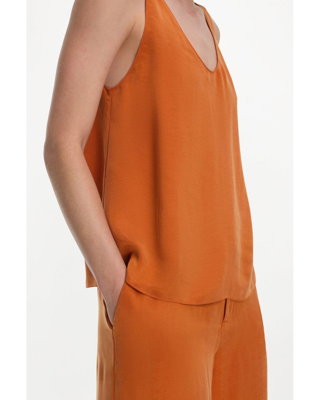 Delos Orange Avra Trousers