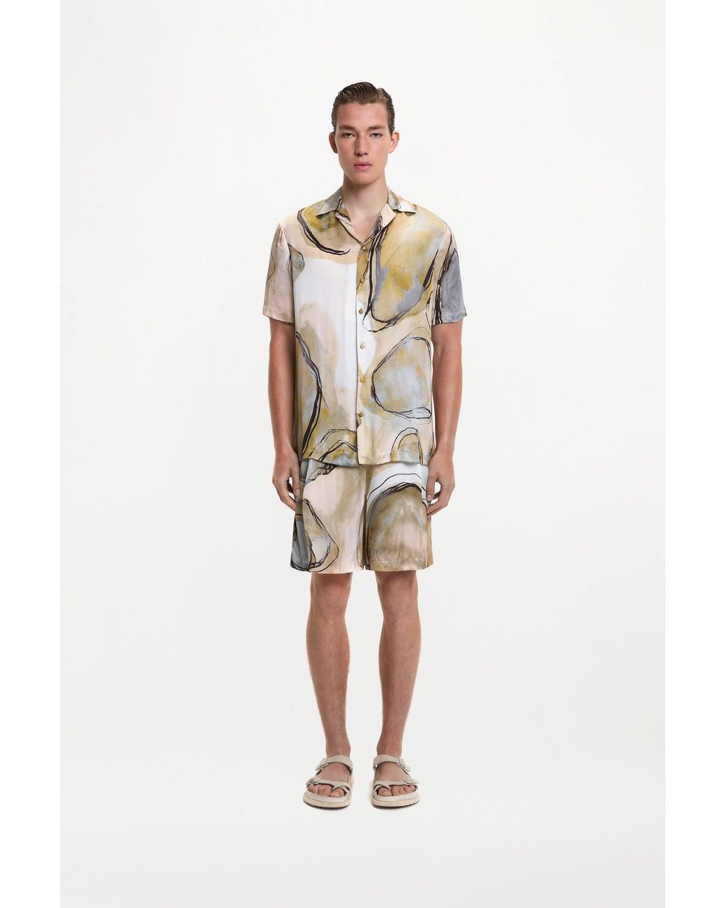 delos.land Multicolor Lazarus Shorts for men
