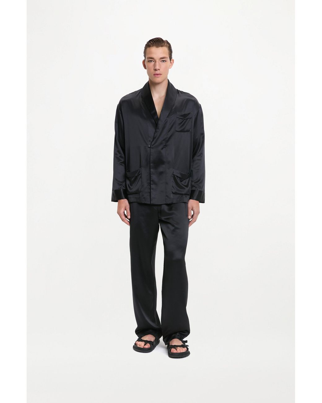 delos.land Black Gilbert Jacket for men