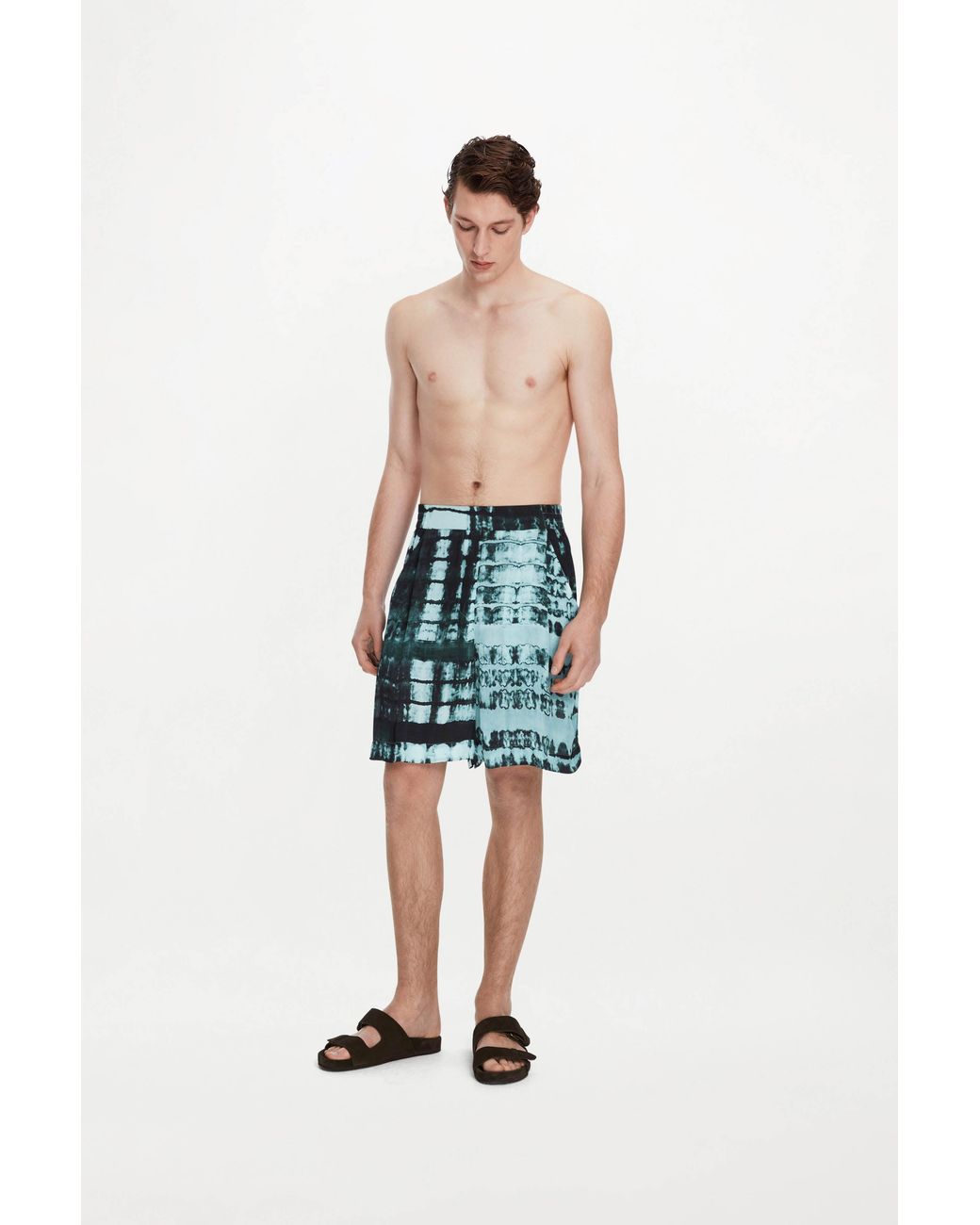delos.land Blue Lazarus Shorts for men
