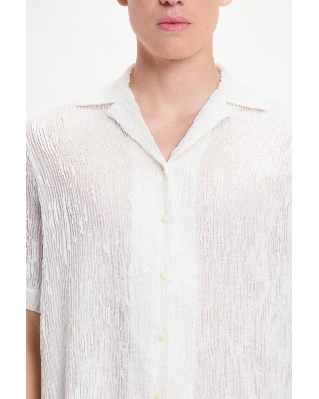 delos.land White Otto Shirt for men
