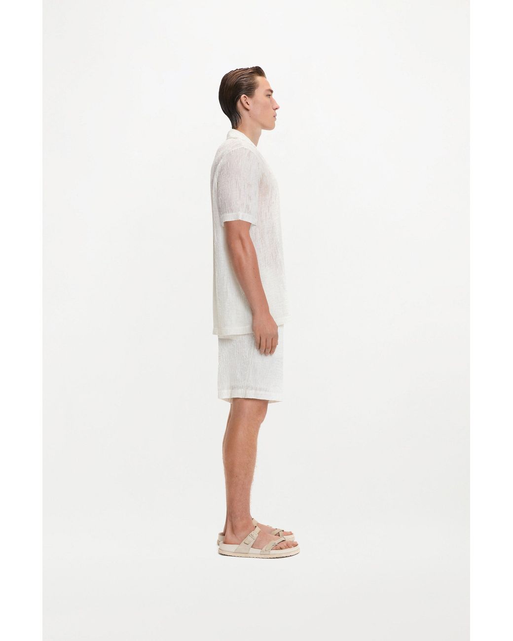 delos.land White Otto Shirt for men