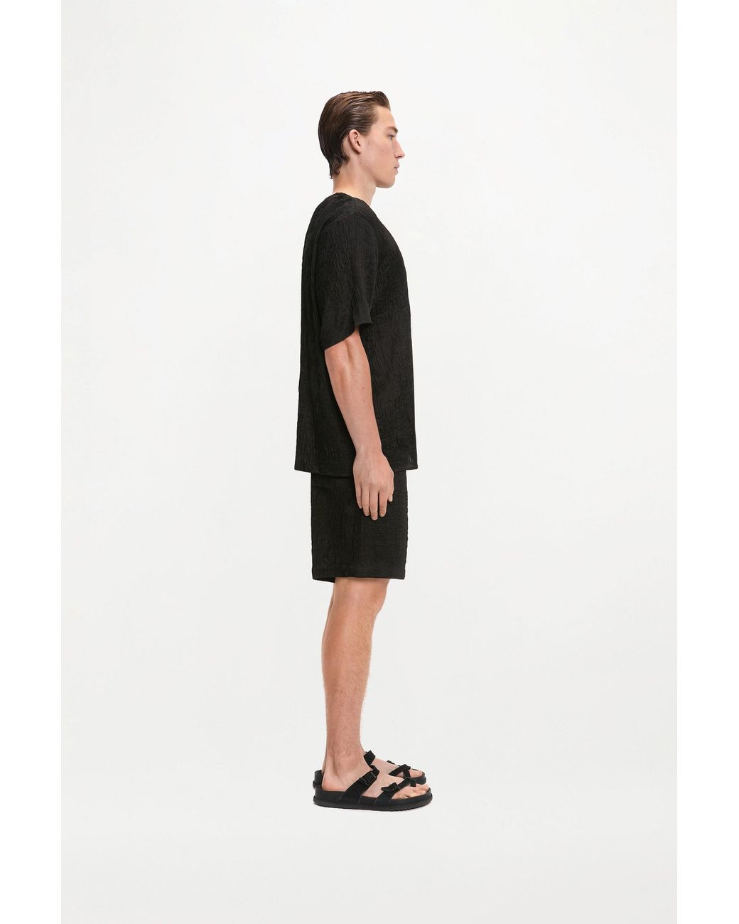 delos.land Black Aurelius Tshirt for men