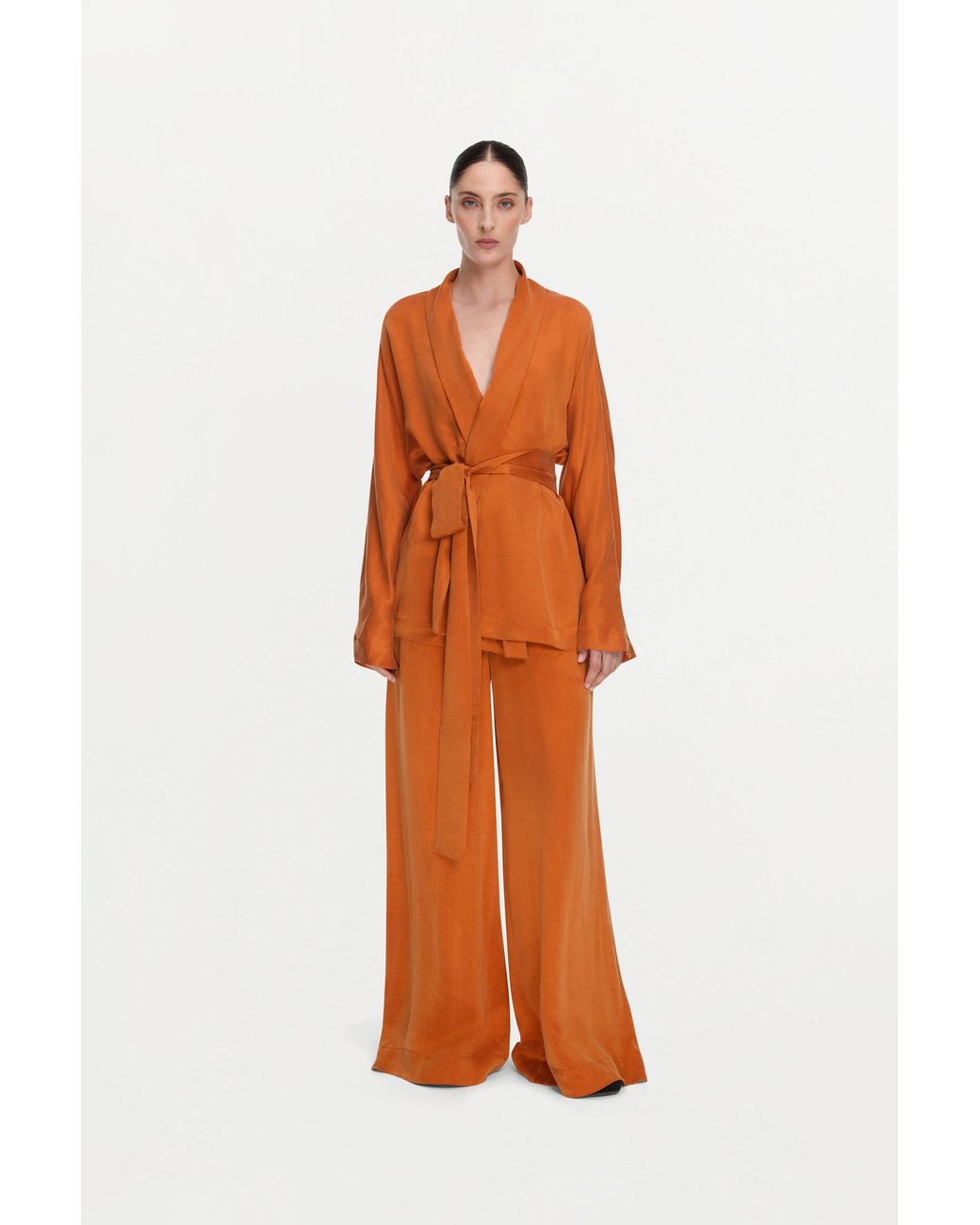 Delos Orange Avra Trousers