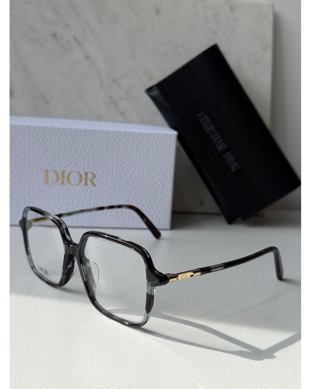 Dior Black Mini Cd O S2F Square Frames