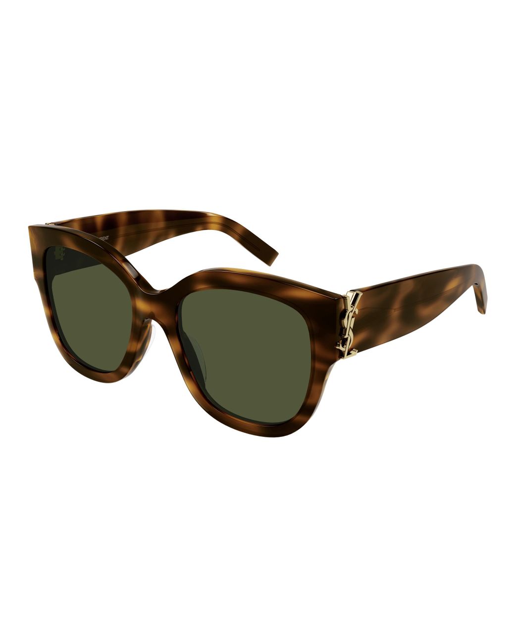 SL 563 half-rim elongated cat-eye sunglasses