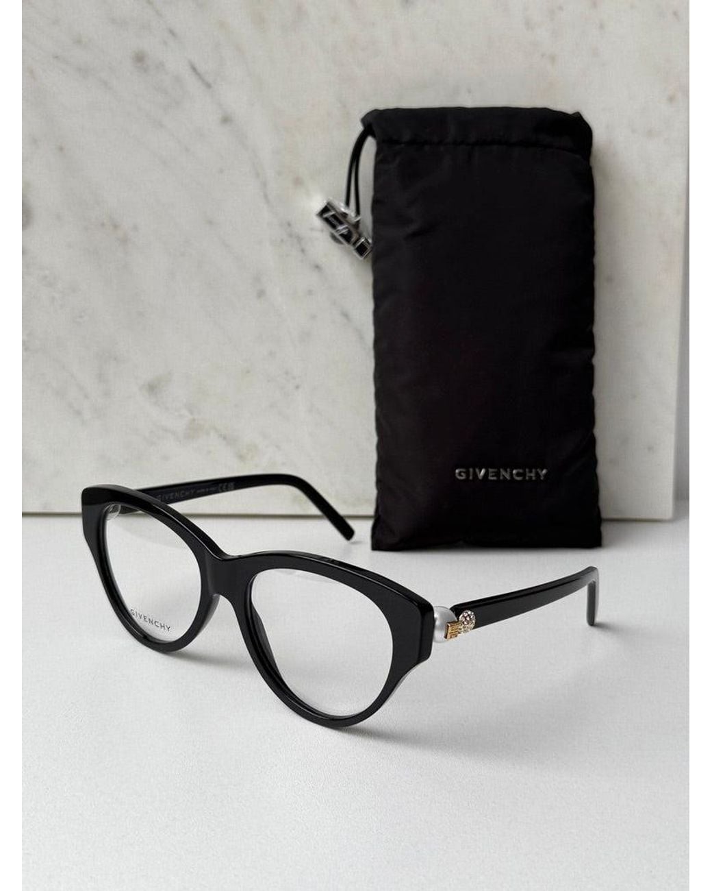 Givenchy Black Gv50048I Pearl Cat Eye Frames